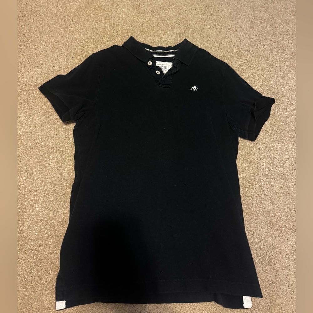 Aeropostale Men's Black Polo Shirt